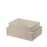 Sahla Faux Suede Storage Boxes Set Of 2 Blomus 68326