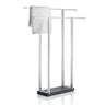 Free Standing Towel Rack Wide Polished Blomus 68695