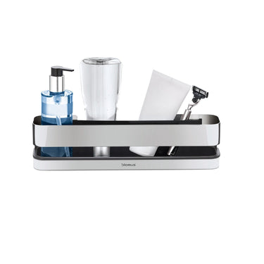 Modern Stainless Steel Shower Shelf Large Polished Blomus 68956
