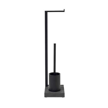 Toilet Butler Short Brush Holder 1 Roll Black Blomus 69151