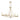 Noura 46.5" 6-Light Linear Chandelier - Champagne Gold by Elk 69486/6