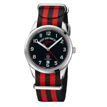 West End Watch Co. Sowar Prima – Automatic Watch with Black Dial & NATO Strap - Clearance