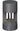 Turbo 12 Finned Path Light by Sean Lavin for Visual Comfort - front