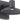 Ash 8 Charcoal Barn-Style Outdoor Sconce - front
