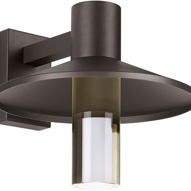 Ash 16 Bronze Barn-Style Outdoor Sconce - front
