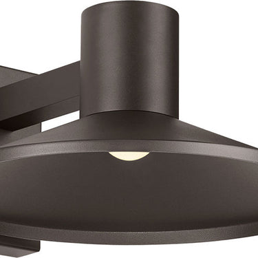 Ash 16 Bronze Barn-Style Outdoor Sconce - front