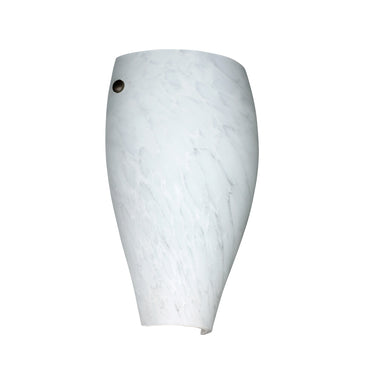 Chelsea in Carrera glass with black accents | Besa Lighting