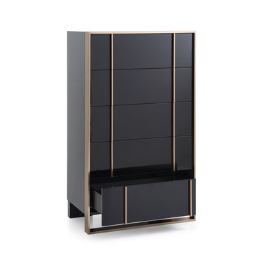 Nova Domus Cartier Black & Rosegold Chest
