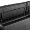 Lamod Italia Sacha Black Leather Reversible Sectional Bed with Storage