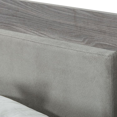 California King Nova Domus Enzo Italian Grey Oak & Fabric Bedroom Set