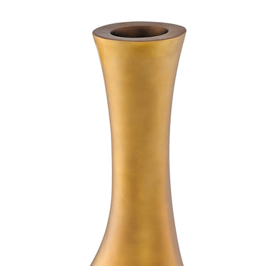 Finesse Decor Trombone Vase Small Matte Bronze