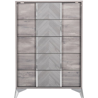 Nova Domus Alexa Italian Grey Chest