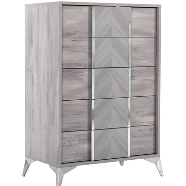 Nova Domus Alexa Italian Grey Chest