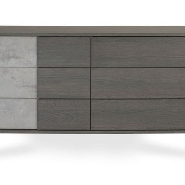 Nova Domus Palermo Italian Faux Concrete & Grey Dresser