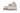 Lamod Italia Villeneuve Italian Light Grey Leather Right Facing Sectional Sofa
