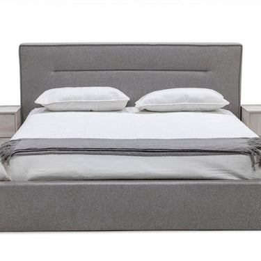 Nova Domus Juliana Italian Grey Bed