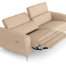 Lamod Italia Turin Cappuccino Leather 2-Seater 91" Recliner Sofa 