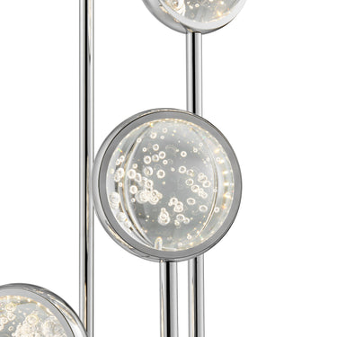 Finesse Decor Bubbling Glow Floor Lamp Chrome