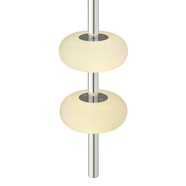 Finesse Decor Spanish Alabaster Pendant Chrome