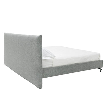 Nova Domus Aria Italian Grey Fabric Bed
