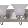 Maxim Lighting Essentials 4-Light Bath Vanity Satin Nickel