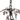 Circeo 21" 5-Light Chandelier - Deep Rust by Elk 8053/5