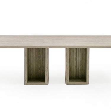 Nova Domus Roma Travertine Rectangular Dining Table