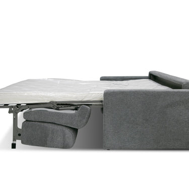 Lamod Italia Revers Italian Grey Fabric Queen Sofa Bed