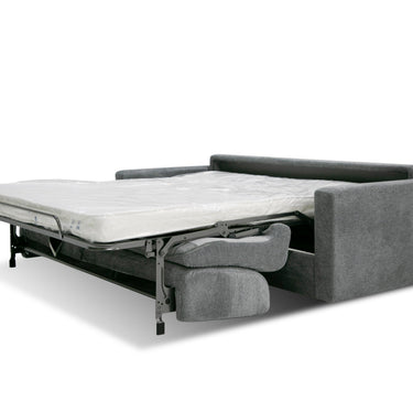 Lamod Italia Revers Italian Grey Fabric Queen Sofa Bed