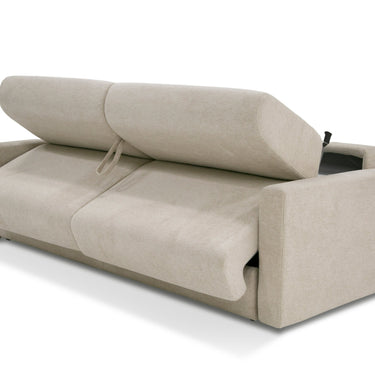 Lamod Italia Revers Italian Sand Fabric Queen Sofa Bed