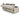 Lamod Italia Revers Italian Sand Fabric Queen Sofa Bed