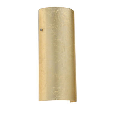 Torre 14 glass column in Gold Foil | Besa Lighting