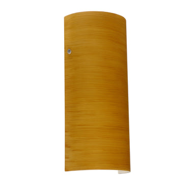 Torre 14 glass column in Oak | Besa Lighting
