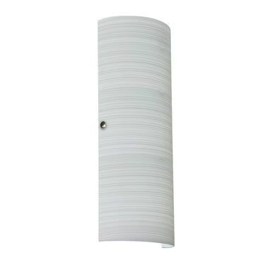 Torre 18 glass column in Chalk | Besa Lighting