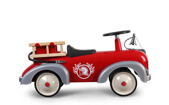 Speedster Fire Engine by Baghera – red metal ride-on