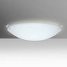 Sonya 17 in Satin Frost glass, straight-on | Besa Lighting