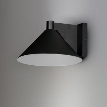 Maxim Lighting Conoid Medium LED Outdoor Wall Sconce Black