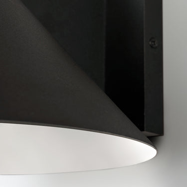 Maxim Lighting Conoid Medium LED Outdoor Wall Sconce Black