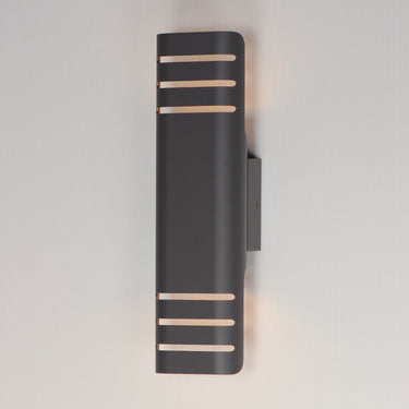Maxim Lighting Lightray Medium LED Outdoor Wall Lamp Architectural Bronze