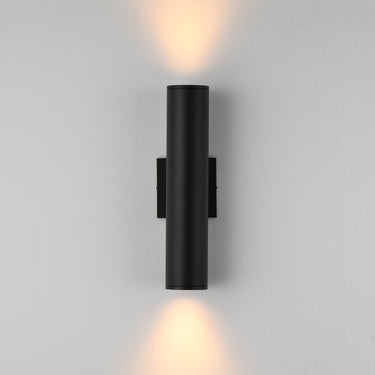 Maxim Lighting Caldera 15" Outdoor Wall Sconce Black