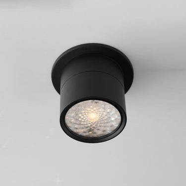 Maxim Lighting Swinger 5.25" Adjustable LED Flush Mount Black
