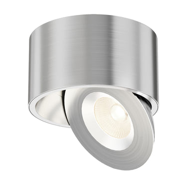 Maxim Lighting Fulcrum LED Flush Mount w Gimbal Brushed Aluminum