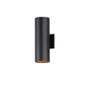 Maxim Lighting Outpost 2-Light 15"H LED Outdoor Wall Sconce Black