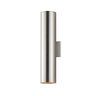 Maxim Lighting Outpost 2-Light 22"H LED Outdoor Wall Sconce Brushed Aluminum