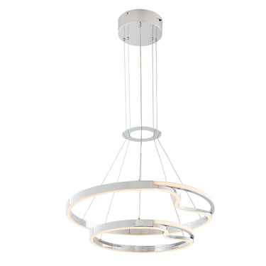 Finesse Decor Minsk Double Round Chandelier Chrome