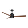 Maxim Lighting Falcon DC 52" Indoor/Outdoor Fan w LED Light Kit Black/Walnut
