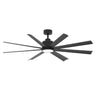 Maxim Lighting Condor 65" 8-Blade Fan w LED Black