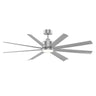 Maxim Lighting Condor 65" 8-Blade Fan w LED Satin Nickel