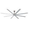 Maxim Lighting Condor 84" 8-Blade Fan Brushed Aluminum