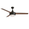 Maxim Lighting Trio 52" 3-Blade Fan Black